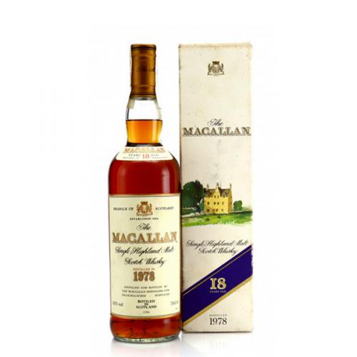 Macallan 1978 18 Year Old