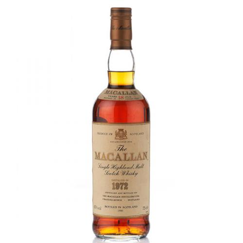 Macallan 1972 18 year old