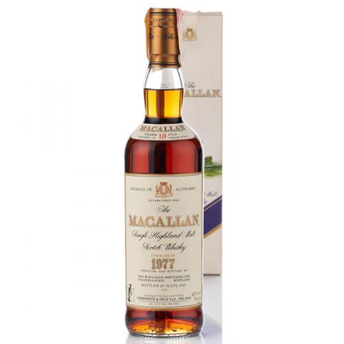 Macallan 1977 18 year old